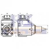 Poháněný držák, BMT65/ER32 - radiální - bez chlazení