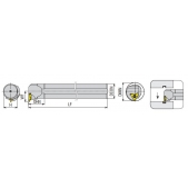 Upichovací nůž AKKO AIKT-QC16-R-20-(0.5-2.5)