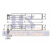 Soustružnický nůž závitový vnitřní 223773 12x12 mm S 10