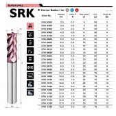 TK stopková fréza toroidní SRK0805, 8x20mm,R0,5