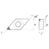 VBD CARBE DCGW 11T304 H1 PPN20