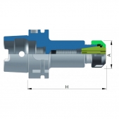 Kleštinový upínač ER HSK100A dlouhý H130 ERX16