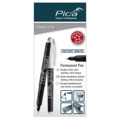 Pica - Pen permanentní značkovač bílý