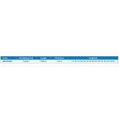 ACCUD 641-014-01 set paralerních podložek 150mm ( 14 párů )