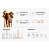 Tvrdokovová fréza pro srážení hran 90° oboustranná 10mm / L75mm / d10x5mm
