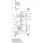 Sklíčidlo se zkr. stav. dél. IUT - se z. č. ZC a tvrd. reverz. nást. NT, 243804031,315/4-1D8, 314168