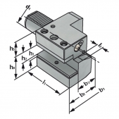 Axialní držák C2-20x16 - levý, DIN 69880, (ISO 10889)