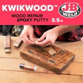 J-B WELD 8257 epoxidový tmel pro opravy materiálů na bázi dřeva KwikWood ( 28g )