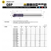 TK stopková fréza kopírovací QBP1010, 10x10mm, R5