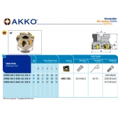 Fréza nástrčná čelní 90° AFM90-AN12-D040-A16-Z04-H