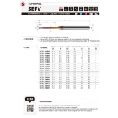 TK stopková fréza toroidní s prodlouženým krkem SEFV01004, 1x1 mm, R0,1