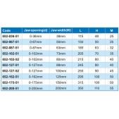 ACCUD 652-200-51 precizní metrologický svěrák 0-200mm