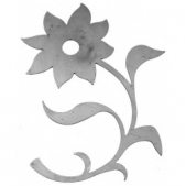 MetalCraft MC1469 silueta - květina