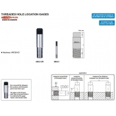 INSIZE 4665-3C2 trn pro určení osy děr se závitem ( Americký standard UN ) 3/8-24UNF