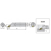 Soustružnický držák VBD S16P SVJCL 11