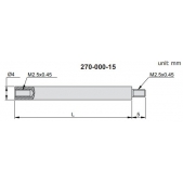 ACCUD 270-000-18 prodlužovací tyč k úchylkoměrům, ocel / 150mm /