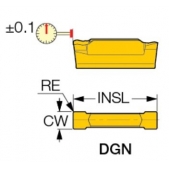 Upichovací destička dvoubřitá 3,1mm ISCAR DGN 3102C; IC908