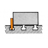 Rovnoběžné dorazy AMF, 74351, 37 5500 - 28mm/160x100mm