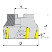 Fréza nástrčná čelní 90° AFM90-TP2205-D160-C40-Z09