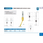 ACCUD 688-010-01 mechanický najížděcí trn TiN 10mm ( s rotací )