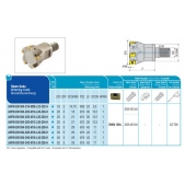 Stopková rychloposuvová fréza se závitem AHFM-EN1004-D32-M16-L43-Z05-H
