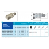 Stopková rychloposuvová fréza se závitem AHFM-SP1004-D32-M16-L43-Z03-H
