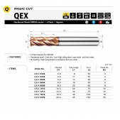 TK stopková fréza standardní QEX0404, 4 x 11 mm