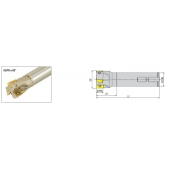 Stopková fréza čelní AEM90-AP16L-D25-C25-L150-Z02