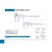 ACCUD 121-004-11B MINI analogové posuvné měřítko 100mm ( 0.05mm )