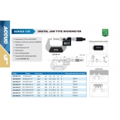 ACCUD 339-002-01 digitální mikrometr s měřícími čelistmi 25-50mm/1-2