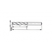 Vrták s válcovou stopkou, krátký HSSCo 2905 3,3 mm T1000
