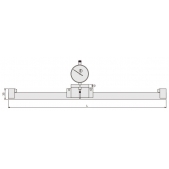 ACCUD 865-600-11 přípravek pro měření rovinnosti s číselníkovým úchylkoměrem, 0-600mm