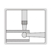 INSIZE 2876-10 digitální tloušťkoměr pro měření stěny trubek 0-10 mm / 0,01 mm