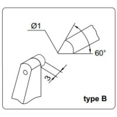 ACCUD 346-004-02 třmenový mikrometr 75-100mm na měření zřasení (0.01mm)