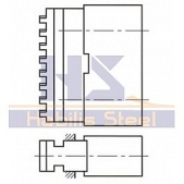 Měkká dělená čelist MD - (základní čelist SM a nástavec měkký ND nebo NC), 243876, 500/3, 503300