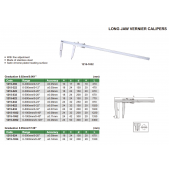 INSIZE 1215-3052 ( 0-3000mm ) dlouhé posuvné měřítko