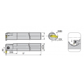 Upichovací nůž vnitřní - levý 4mm, AKKO AIKT-123-L-32-4-T7