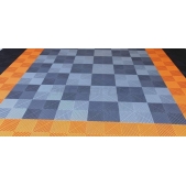 Plastová podlahová dlaždice - rohož 40x40cm ( ORANGE )