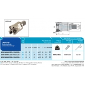 Stopková fréza čelní se závitem AEM90-WN0604Z-D25-M12-L35-Z02-H