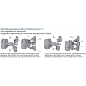 Radiální držák B4-25x16x30 - levý, krátký, DIN 69880, (ISO 10889)