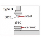 Číselníkový tloušťkoměr 0-30 mm s přesností 0,035 mm INSIZE 2366-30B ( typ B )