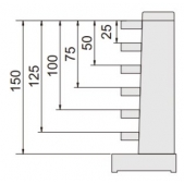 ACCUD 399-006-01 sada pro kontrolu a kalibraci mikrometrických hloubkoměrů 0-150mm