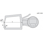 ACCUD 422-020-11 digitální úchylkoměr pro vnější měření 0-20mm ( 0-0.8