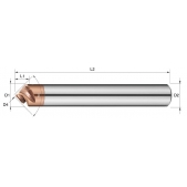 TK stopková fréza tvarová ECMV1010, 10x4mm