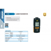 ACCUD LT900 LT900 laserový tachometr ( rozsah měření 2.5 - 99999rpm )