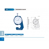ACCUD 446-010-11 číselníkový tloušťkoměr 0-10mm ( 0.1mm )