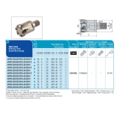 Stopková rychloposuvová fréza se závitem AHFM-LO03-D32-M16-L40-Z05-H-F