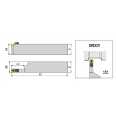 Soustružnický držák VBD SRDCL 3232 T06