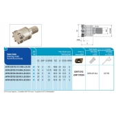 Stopková rychloposuvová fréza se závitem AHFM-ED0702-D25-M12-L30-Z06-H