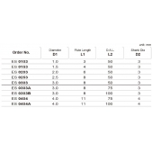 TK stopková fréza standardní se zúženou upínací částí ES0153, 1,5x4mm
